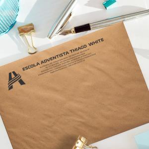 Envelope Saco Kraft Natural 80g 1.000 unidades Kraft 80gr  1x0   